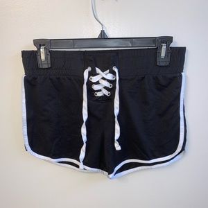 rue21 lace-up soft shorts